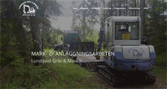 Desktop Screenshot of lundqvistgravomaskin.com